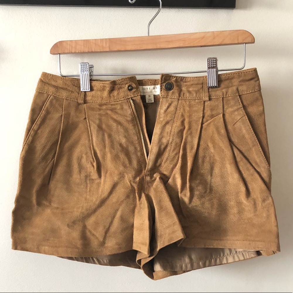 Forever 21 Leather Shorts